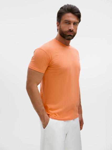 Футболка Regent 150, оранжевая (абрикосовая), размер M