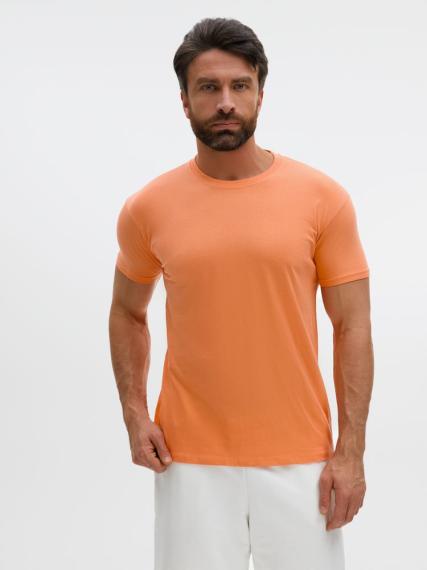 Футболка Regent 150, оранжевая (абрикосовая), размер M
