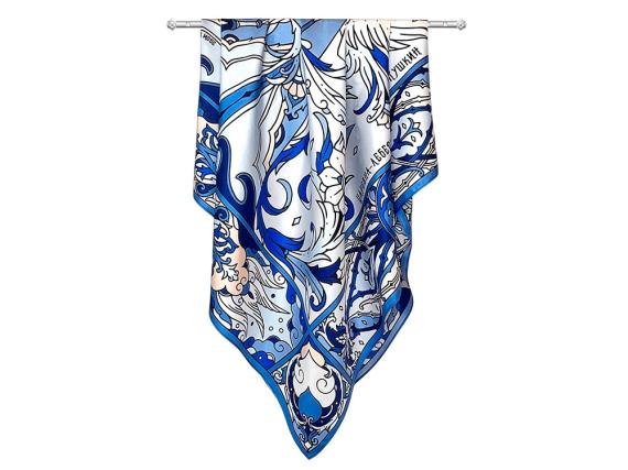 Платок «Царевна-Лебедь» 100% шелк