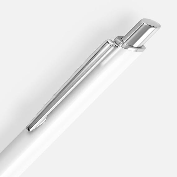 Ручка шариковая Konvent, матовая, белая