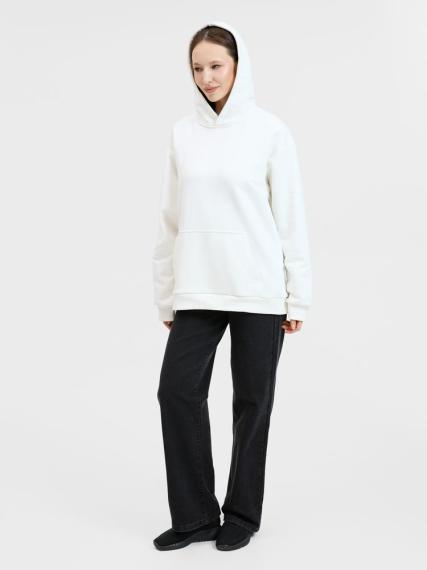 Худи унисекс оверсайз Songo, молочно-белое, размер XL/XXL
