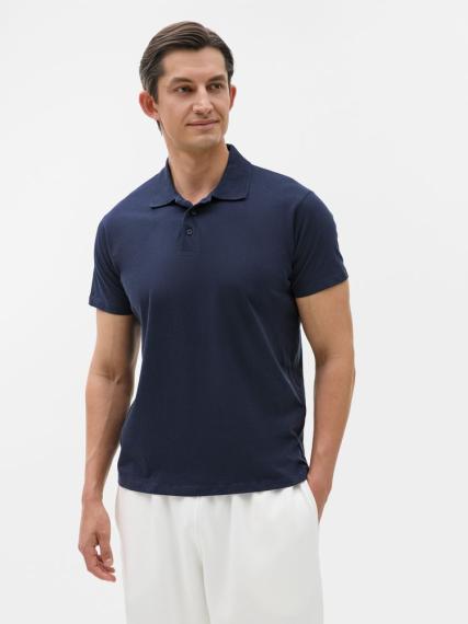 Рубашка поло мужская Prescott men 170 кобальт (темно-синяя), размер XL