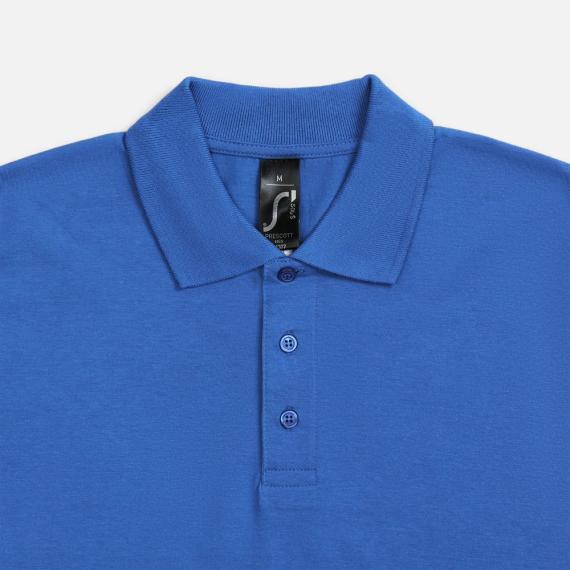 Рубашка поло мужская Prescott men 170 ярко-синяя, размер 3XL